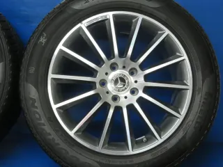Original Mercedes Benz G-Klasse 20 Zoll Alufelgen AMG-Vielspeichen-Design Winterräder + RDKS A4634011700 Grau Winterreifen 2x 6 mm / 2x 6,6 mm - Bild 13