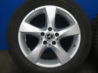 Original Mercedes V-Klasse Typ W447 bis 02/2024 Mercedes Vito Typ 447 Winterräder 17 Zoll 5-Speichen-Rad RDKS Silber Winterreifen gebraucht - Bild 18
