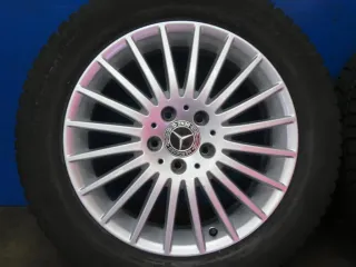 Original Mercedes V-Klasse Typ W447 Mercedes Vito Typ 447 Mercedes Vito Tourer Typ 447 17 Zoll Viel-Speichen-Rad Winterräder + RDKS Silber Winterreifen - Bild 18