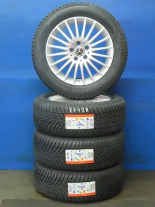 Original Mercedes V-Klasse Typ W447 ab 03/2024 Mercedes Vito Typ 447 Mercedes Vito Tourer Typ 447 17 Zoll Winterräder + RDKS Alufelgen A4474014900 Silber Winterreifen - Bild 2