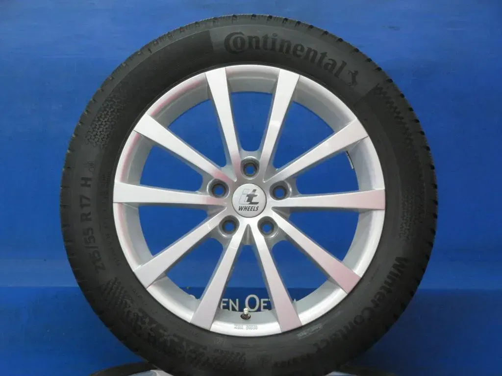 VW Passat VW T-Roc Seat Ateca Skoda Karoq Skoda Octavia Winterräder gebraucht Winterreifen Alufelgen 17 Zoll - Bild 1