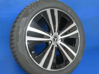 Original EQE Limousine Typ V295 19 Zoll 5-Speichen-Rad Winterräder + RDKS Alufelgen A2954011200 Schwarz Winterreifen 2x 5 mm / 2x 5,7 mm - Bild 3