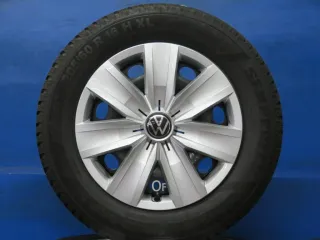 Original VW T-Roc Audi Q2 16 Zoll Stahlrad Winterräder 5Q0601027CJ Schwarz Winterreifen 4x 7,8 mm - Bild 2