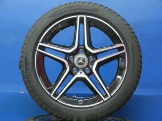 Original Mercedes A-Klasse Mercedes B-Klasse Mercedes CLA 18 Zoll 5-Doppelspeichen-Rad Winterräder + RDKS A1774011500 Schwarz Winterreifen neu - Bild 2