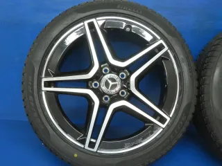 Original Mercedes A-Klasse Mercedes B-Klasse Mercedes CLA 18 Zoll 5-Doppelspeichen-Rad Winterräder + RDKS A1774011500 Schwarz Winterreifen neu - Bild 11
