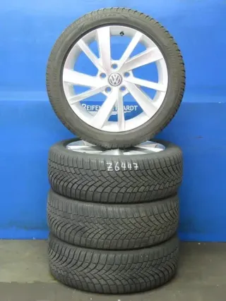 Original VW Golf 8 VW Golf 7 VW Golf Sportsvan 17 Zoll Gavia Winterräder Alufelgen 5H0071497 Winterreifen Silber 2x 5 mm / 2x 7 mm - Bild 2