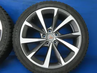 Original Cupra Leon 18 Zoll 10-Arm-Design Winterräder Alufelgen 5FA601025E Anthrazit Winterreifen 2x 7,5 mm / 2x 8,3 mm - Bild 12