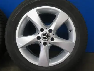 Original Mercedes V-Klasse Typ W447 bis 02/2024 Mercedes Vito Typ 447 Winterräder 17 Zoll 5-Speichen-Rad RDKS Silber Winterreifen gebraucht - Bild 14