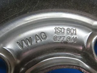 Original VW Up Seat Mii Skoda Citigo 14 Zoll Stahlrad Winterräder 1S0601027.... Schwarz Winterreifen 2x 6,3 mm / 2x 7,5 mm - Bild 6
