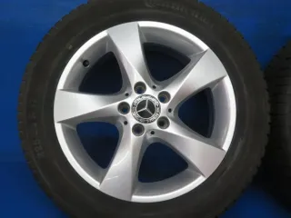 Original Mercedes V-Klasse Typ W447 bis 02/2024 Mercedes Vito Typ 447 Winterräder 17 Zoll 5-Speichen-Rad RDKS Alufelgen A4474014800 Silber Winterreifen 2x 6,5 mm 2x 7,2 mm - Bild 12