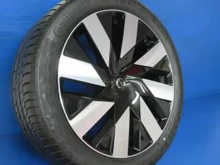 Original Volvo XC 90 Typ L 21 Zoll 8-Speichen-Design Sommerräder Alufelgen 32358293 Schwarz glanzgedreht Sommerreifen 99,9% - Bild 3