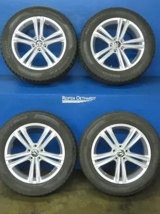 Original VW Tiguan VW Tiguan Allspace 18 Zoll Sebring Winterräder + RDKS 5NA601025M Silber 2x 6 mm 2x 6,9 mm - Bild 15