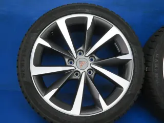 Original Cupra Leon 18 Zoll 10-Arm-Design Winterräder Alufelgen 5FA601025E Anthrazit Winterreifen 2x 7,5 mm / 2x 8,3 mm - Bild 13