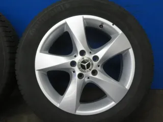 Original Mercedes V-Klasse Typ W447 bis 02/2024 Mercedes Vito Typ 447 Winterräder 17 Zoll 5-Speichen-Rad RDKS Silber Winterreifen gebraucht - Bild 13
