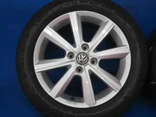 Original VW Up 15 Zoll Merano Winterräder Alufelgen 1S0601025BP Silber Winterreifen 2x 6 mm / 2x 7,6 mm - Bild 12