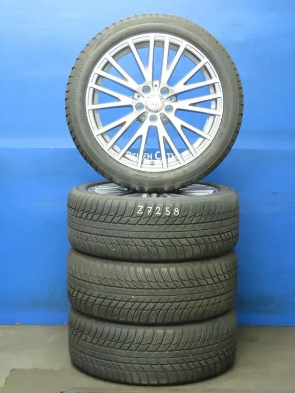 Original Mercedes A-Klasse Mercedes B-Klasse Mercedes CLA 18 Zoll Y-Speichen-Rad Winterräder + RDKS A1774010600 Termolit-metallic Winterreifen - Bild 1