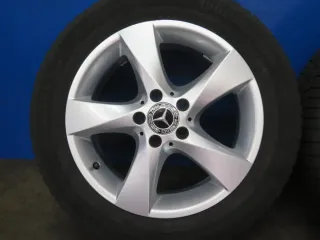 Original Mercedes V-Klasse Typ W447 bis 02/2024 Mercedes Vito Typ 447 Winterräder 17 Zoll 5-Speichen-Rad RDKS Silber Winterreifen gebraucht - Bild 17
