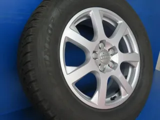 Original Audi Q5 Typ 8R.. 17 Zoll Winterreifen 7-Speichen-Rad Winterräder 8R0601025 Silber Kompletträder - Bild 3