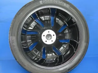 Original Volvo XC 90 Typ L 21 Zoll 8-Speichen-Design Sommerräder Alufelgen 32358293 Schwarz glanzgedreht Sommerreifen 99,9% - Bild 4