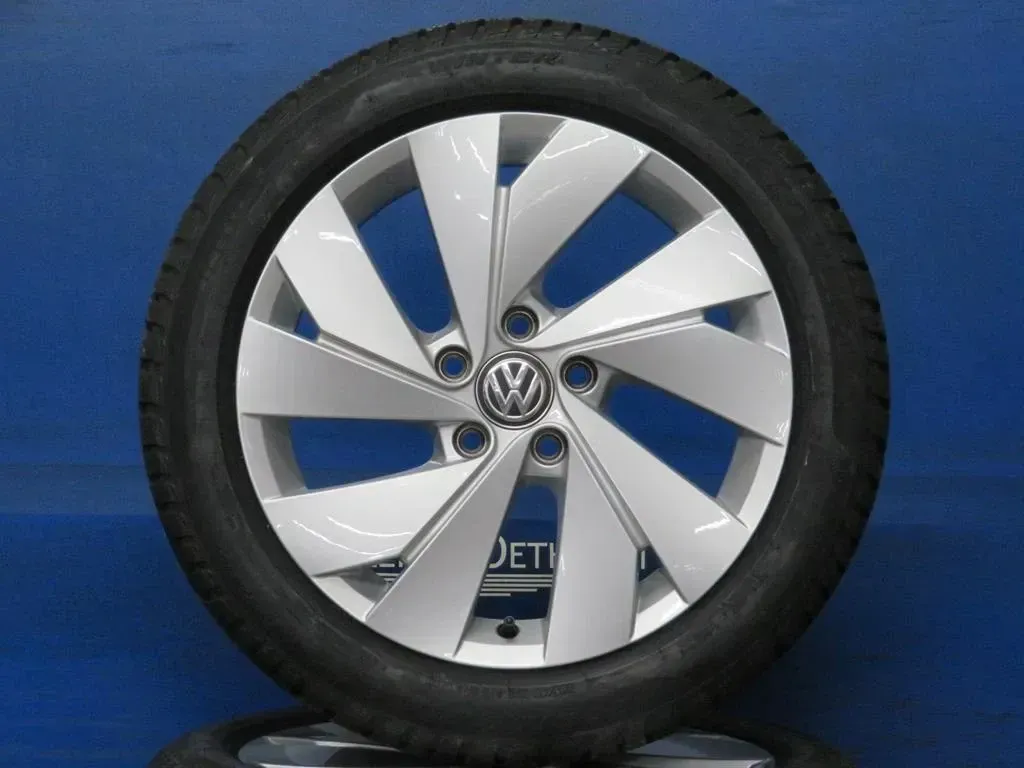 Original VW Golf 8 17 Zoll Belmond Winterräder 5H0601025B Silber Neu - Bild 1
