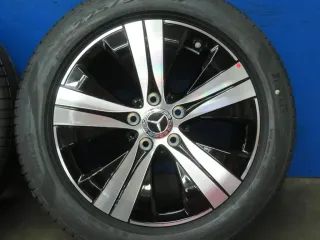 NEU Original Mercedes C-Klasse Limousine + T-Modell Typ 206 17 Zoll 5-Speichen-Design Sommerräder + RDKS Alufelgen A2064017100 Schwarz Sommerreifen - Bild 8