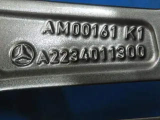 NEU Original Mercedes S-Klasse Typ W223 19 Zoll AMG 5-Doppelspeichen-Rad Sommerräder + RDKS Alufelgen A2234011300 Anthrazit glanzgedreht Sommerreifen - Bild 6
