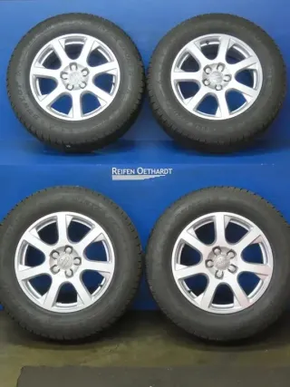 Original Audi Q5 Typ 8R.. 17 Zoll Winterreifen 7-Speichen-Rad Winterräder 8R0601025 Silber Kompletträder - Bild 16