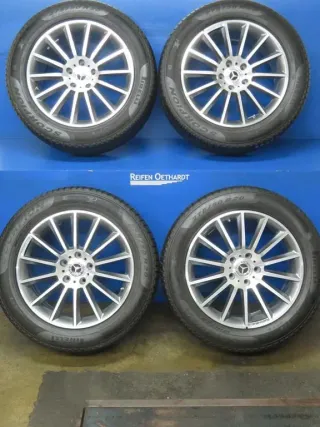 Original Mercedes Benz G-Klasse 20 Zoll Alufelgen AMG-Vielspeichen-Design Winterräder + RDKS A4634011700 Grau Winterreifen 2x 6 mm / 2x 6,6 mm - Bild 18