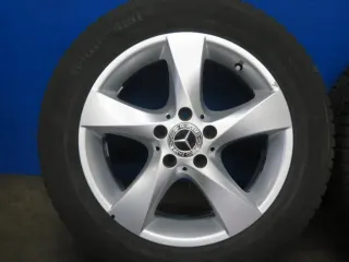 Original Mercedes V-Klasse Typ W447 bis 02/2024 Mercedes Vito Typ 447 Winterräder 17 Zoll 5-Speichen-Rad RDKS Silber Winterreifen gebraucht - Bild 19