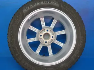 Fiat 500 Typ 312 15 Zoll Alufelgen Alisia Winterräder Silber Winterreifen 2x 6,3 mm / 2x 7,4 mm - Bild 4