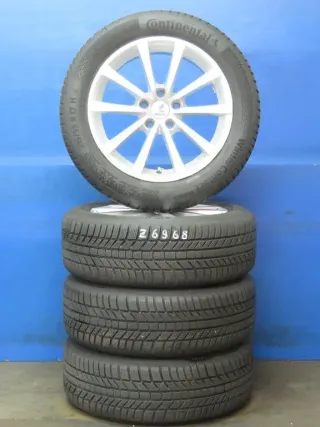 VW Passat VW T-Roc Seat Ateca Skoda Karoq Skoda Octavia Winterräder gebraucht Winterreifen Alufelgen 17 Zoll - Bild 2