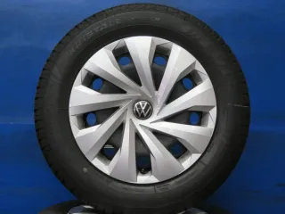 VW Polo Typ AW Skoda Fabia Typ PJ Seat Ibiza Typ KL Audi A1 15 Zoll Stahlrad Winterräder KBA 44551 Schwarz Winterreifen 4x 7,5 mm - Bild 2