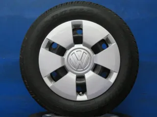 Original VW Up Seat Mii Skoda Citigo 14 Zoll Stahlrad Winterräder 1S0601027.... Schwarz Winterreifen 2x 6 mm / 2x 6,4 mm - Bild 2