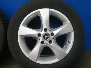 Original Mercedes V-Klasse Typ W447 bis 02/2024 Mercedes Vito Typ 447 Winterräder 17 Zoll 5-Speichen-Rad RDKS Silber Winterreifen gebraucht - Bild 15