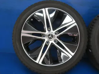 Original Mercedes A-Klasse Mercedes B-Klasse Mercedes CLA 18 Zoll 5-Speichen-Rad Winterräder + RDKS A1774010500 Schwarz Winterreifen - Bild 14