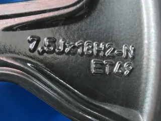 Original Mercedes A-Klasse Mercedes B-Klasse Mercedes CLA 18 Zoll 5-Speichen-Rad Winterräder + RDKS A1774010500 Schwarz Winterreifen - Bild 6
