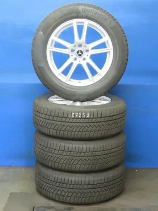 Original Mercedes Benz GLC Coupe Typ: C254 Mercedes Benz GLC SUV Typ: X254 18 Zoll 5-Doppelspeichen-Rad Winterräder + RDKS Alufelgen A2544014600 Winterreifen 4x 8 mm - Bild 1