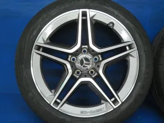 NEU Original A-Klasse Typ 177 B-Klasse Typ 247 CLA Typ 118 18 Zoll AMG 5-Doppelspeichen-Rad Sommerräder + RDKS Alufelgen A1774011500 Tremolit metallic / glanzgedreht Sommerreifen - Bild 10