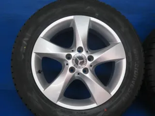 Original Mercedes V-Klasse Typ W447 bis 02/2024 Mercedes Vito Typ 447 Mercedes Vito Tourer Typ 447 17 Zoll 5-Speichen-Rad Winterräder + RDKS Alufelgen A4474014800 Silber - Bild 11
