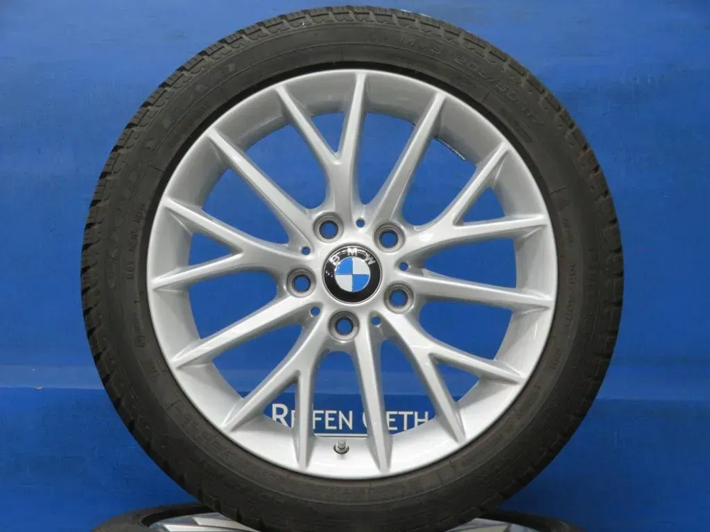 Original BMW 1er F20 F21 BMW 2er F22 F23 17 Zoll Styling 380 Winterräder + RDKS Alufelgen 6796205 Silber Winterreifen 4x 7,3 mm - Bild 1