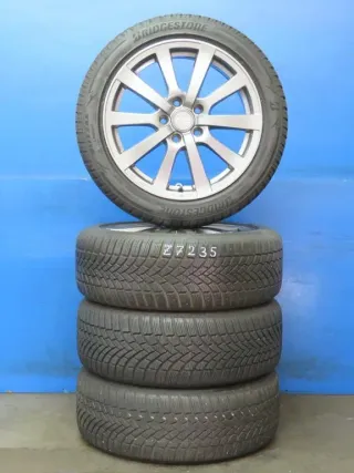Audi A3 Typ GY + 8V Seat Leon Typ 5F + KL VW Golf 7 + 8 Skoda Octavia III 17 Zoll RP4 Winterräder Alufelgen RP4-7017 Grau Winterreifen 2x 6,3 mm / 2x 7,4 mm - Bild 2