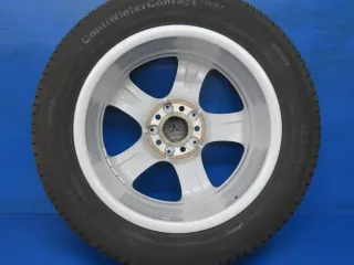 Original Mercedes V-Klasse Typ W447 bis 02/2024 Mercedes Vito Typ 447 Winterräder 17 Zoll 5-Speichen-Rad RDKS Silber Winterreifen gebraucht - Bild 2