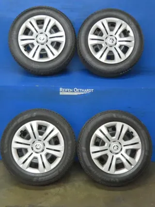 Original Skoda Octavia IV Typ NX ( bis 110 KW ) 16 Zoll Stahlrad Winterräder 5Q0601027BQ Schwarz Winterreifen 2x 7,6 mm / 2x 9 mm - Bild 11