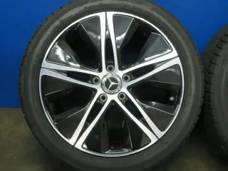 Original Mercedes A-Klasse Mercedes B-Klasse Mercedes CLA 18 Zoll 5-Speichen-Rad Winterräder + RDKS A1774010500 Schwarz Winterreifen - Bild 18