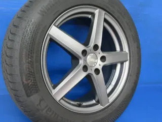 VW Tiguan II Typ 5N + III Typ CT VW Tayron Skoda Kodiaq Typ NS + PS Seat Tarraco 17 Zoll Winterräder Alufelgen Grau Winterreifen 2x 4,7 mm / 2x 7,7 mm - Bild 3