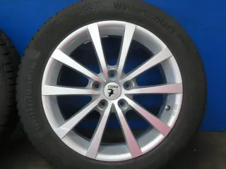 VW Passat VW T-Roc Seat Ateca Skoda Karoq Skoda Octavia Winterräder gebraucht Winterreifen Alufelgen 17 Zoll - Bild 11