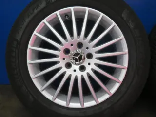 Original Mercedes V-Klasse Typ W447 Mercedes Vito Typ 447 Mercedes Vito Tourer Typ 447 17 Zoll Viel-Speichen-Rad Winterräder + RDKS A4474014900 Silber Winterreifen - Bild 18
