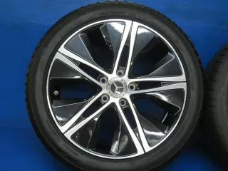 Original Mercedes A-Klasse Mercedes B-Klasse Mercedes CLA 18 Zoll 5-Speichen-Rad Winterräder + RDKS A1774010500 Schwarz Winterreifen - Bild 10