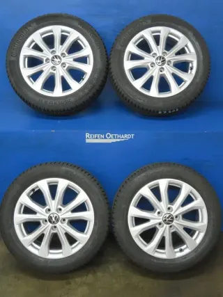 Original VW Caddy V Typ 2K7 17 Zoll Winterräder Alufelgen Barahona 2K7601025A Silber Winterreifen neu - Bild 13