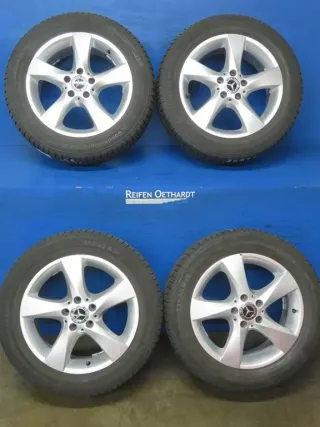 Original Mercedes V-Klasse Typ W447 bis 02/2024 Mercedes Vito Typ 447 Winterräder 17 Zoll 5-Speichen-Rad RDKS Alufelgen A4474012200 Silber Winterreifen 2x 5 mm / 2x 6,5 mm - Bild 16
